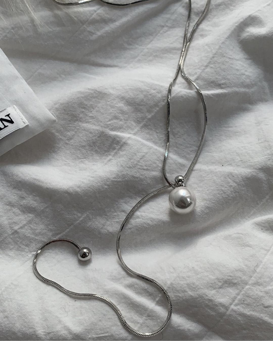 Pearl Tassel Pendant Necklace