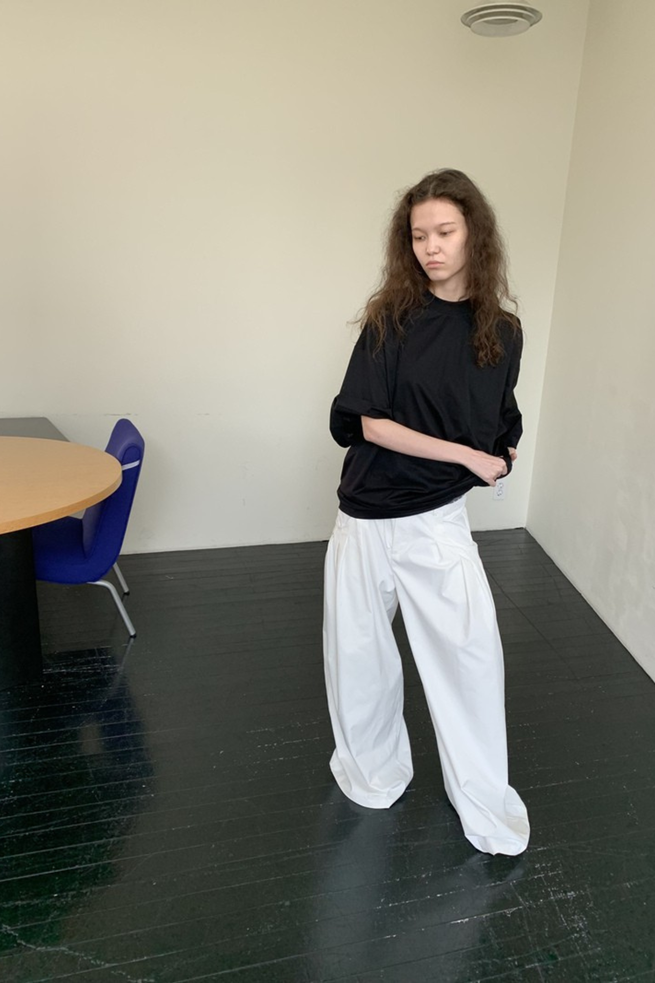 wide-leg pants