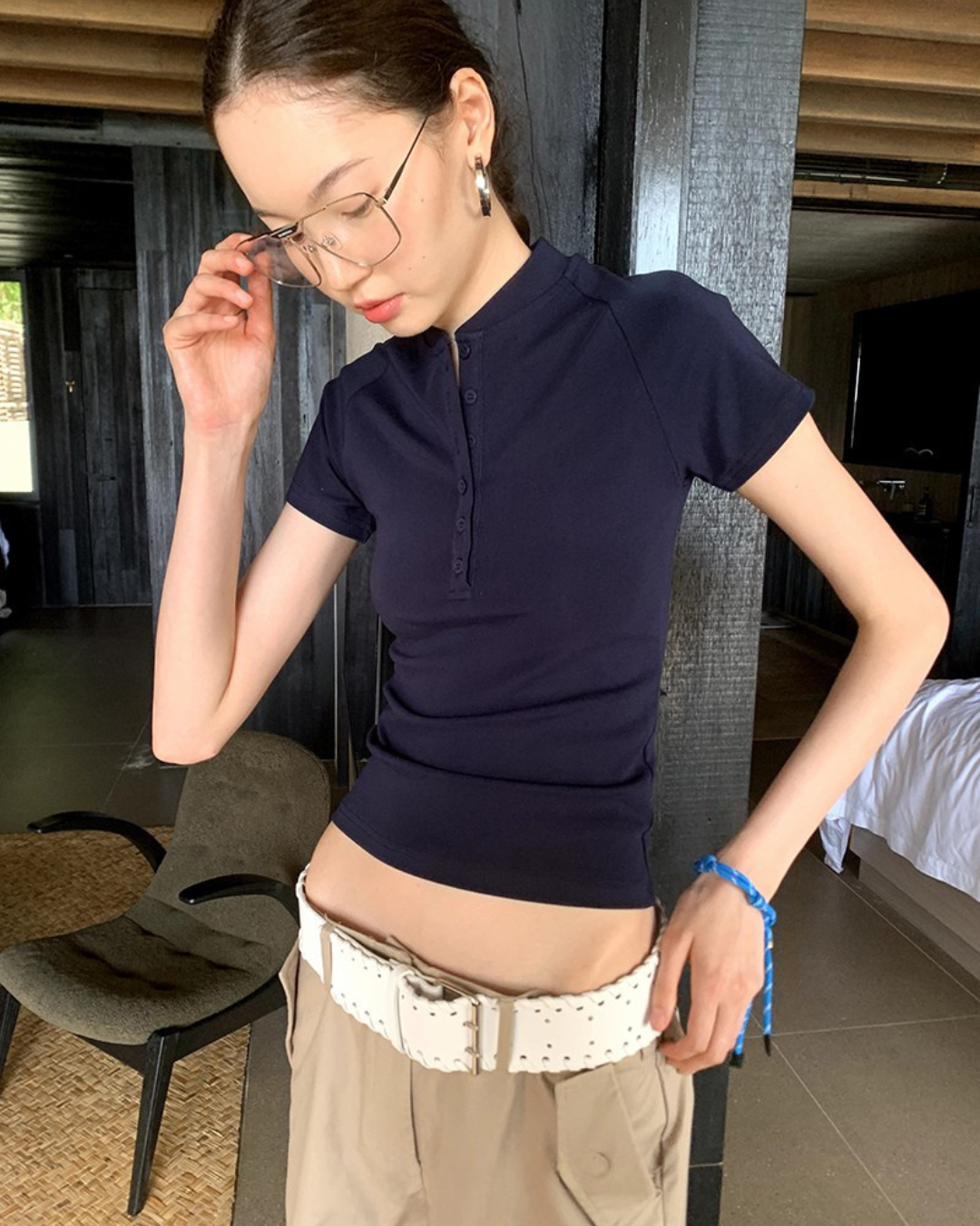 wide woven belt