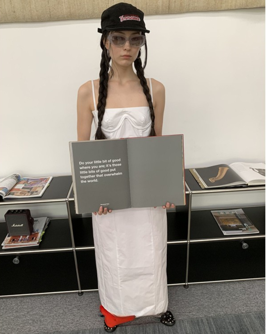 trap Layered Slip Dress