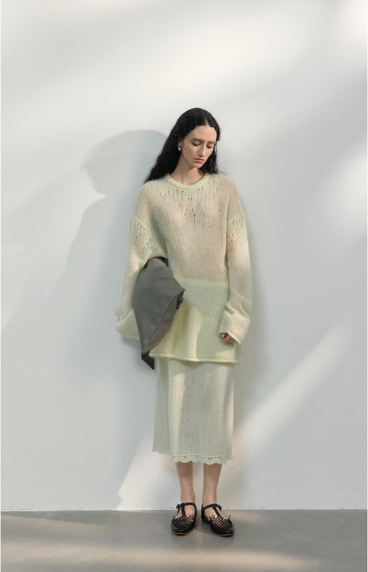 layered wrap skirt