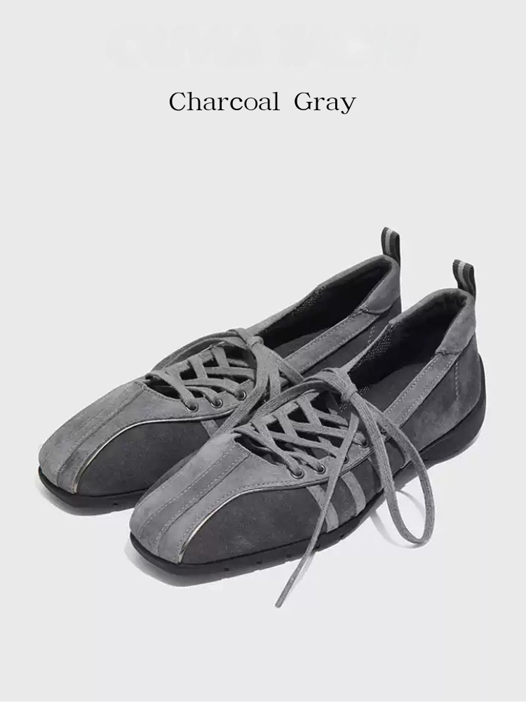 lace-up flats