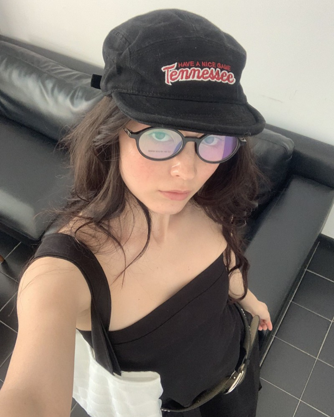 Structured Block Flat Hat