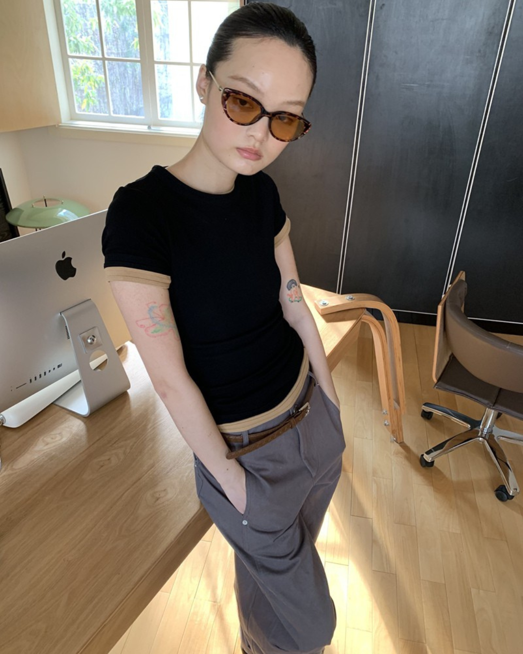 Cat-Eye Frame Sunglasses