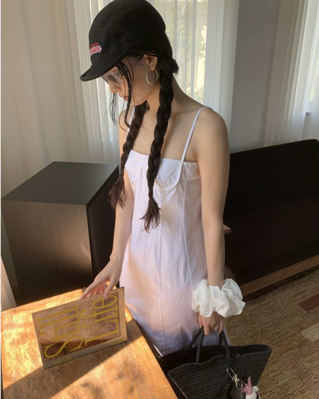 trap Layered Slip Dress