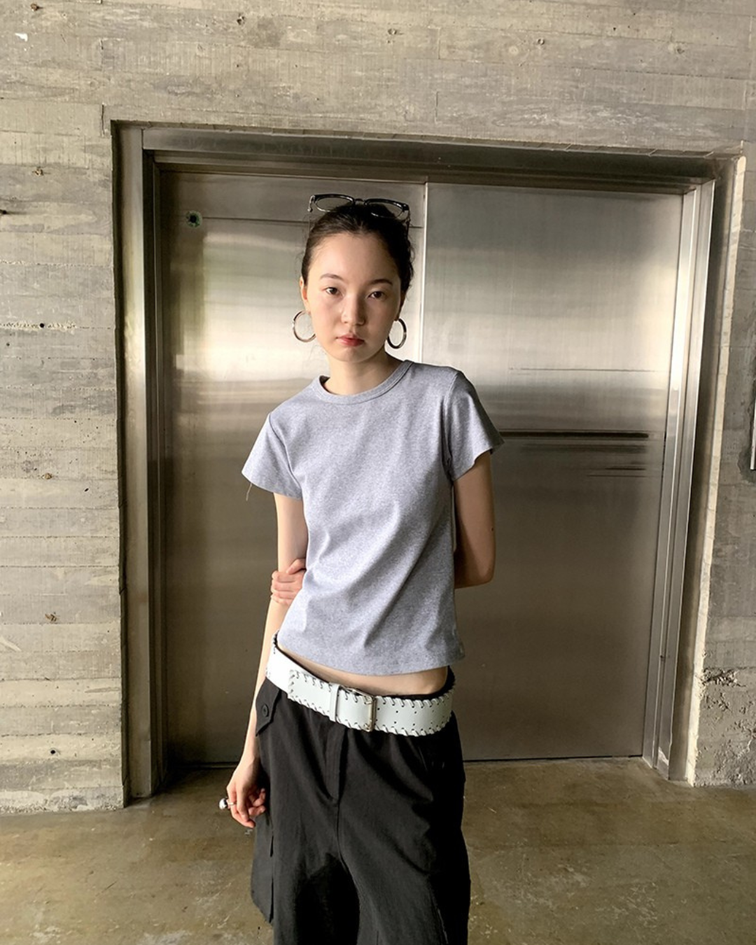 wide woven belt