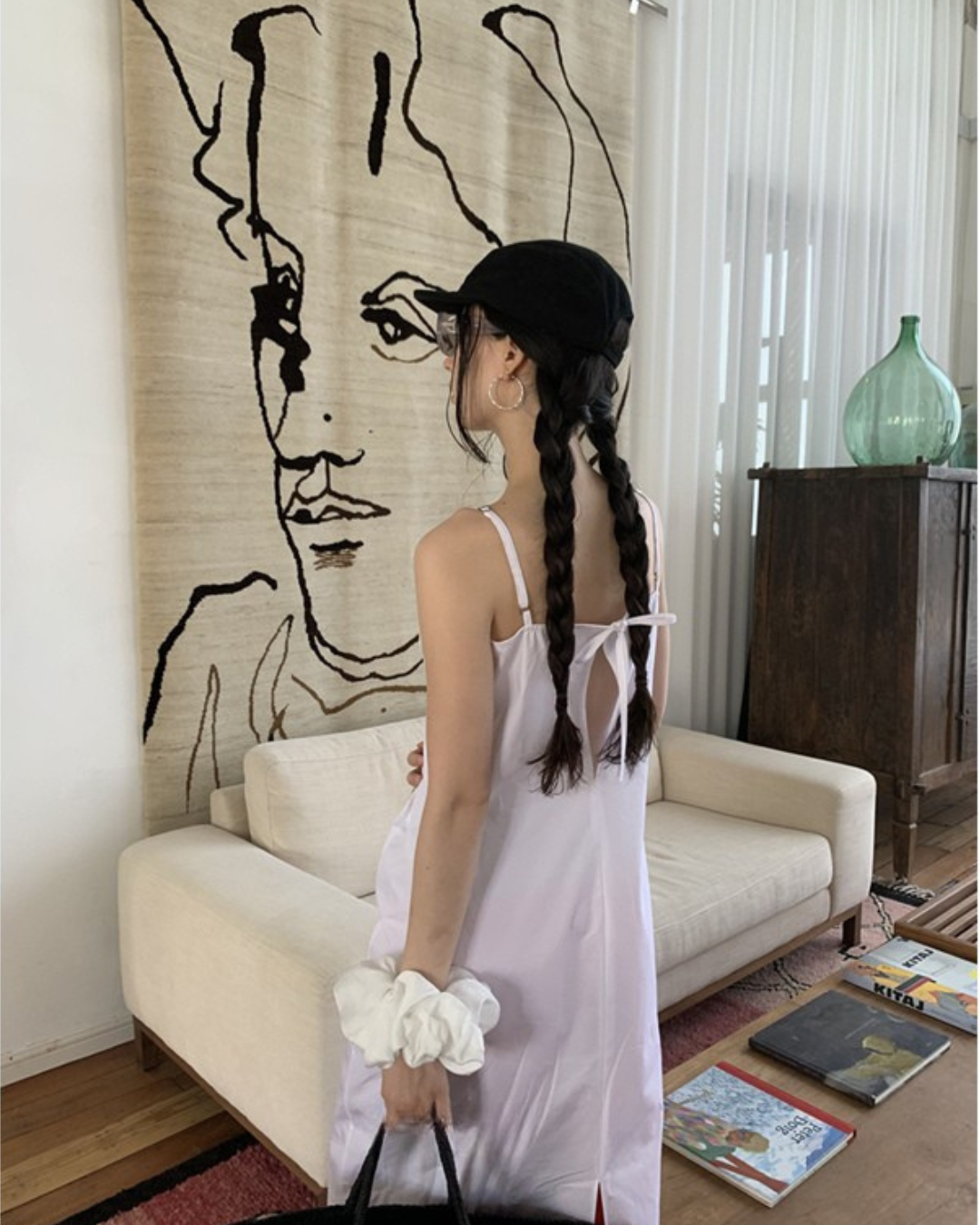trap Layered Slip Dress