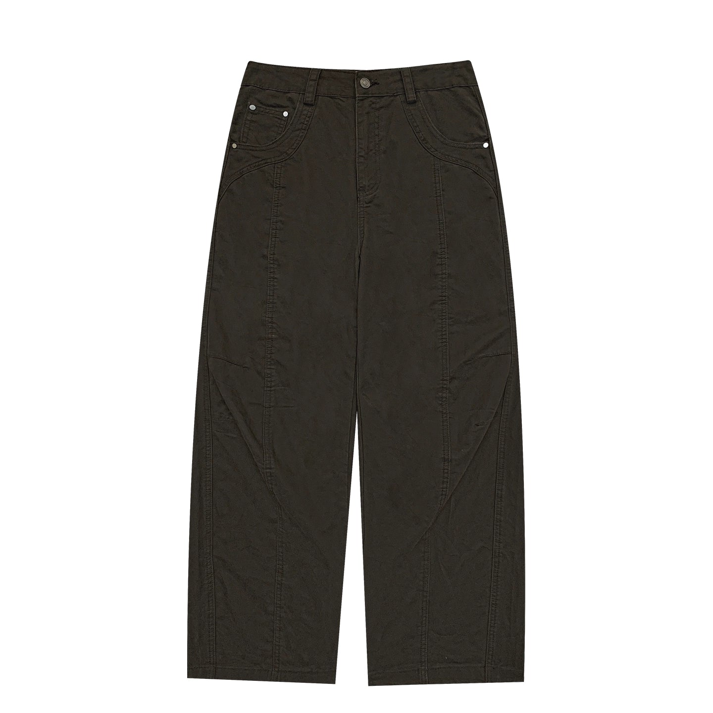 Loose Fit Cotton Trousers