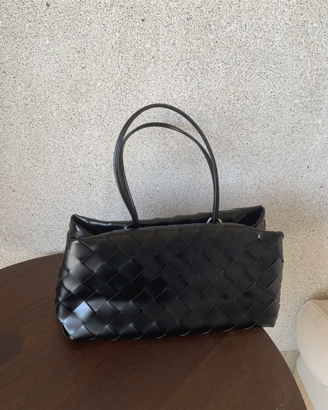 Woven Leather Bag
