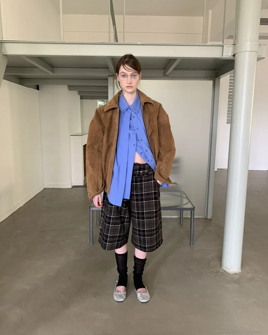 Minimal Cropped Trousers