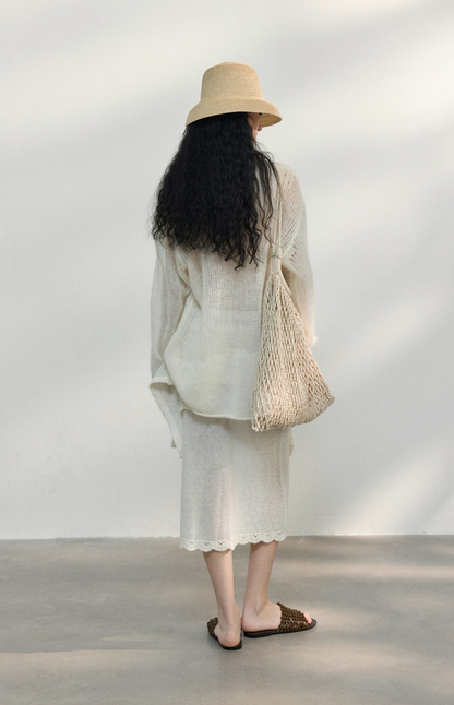 layered wrap skirt