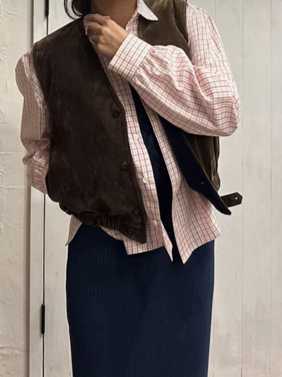 brown suede jacket