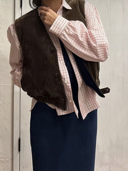 brown suede jacket