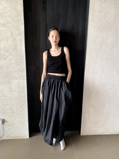 low-rise skirt