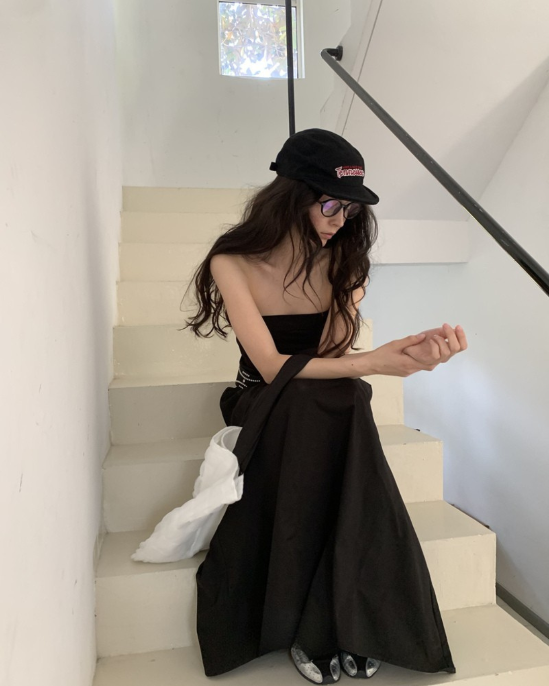 Structured Block Flat Hat