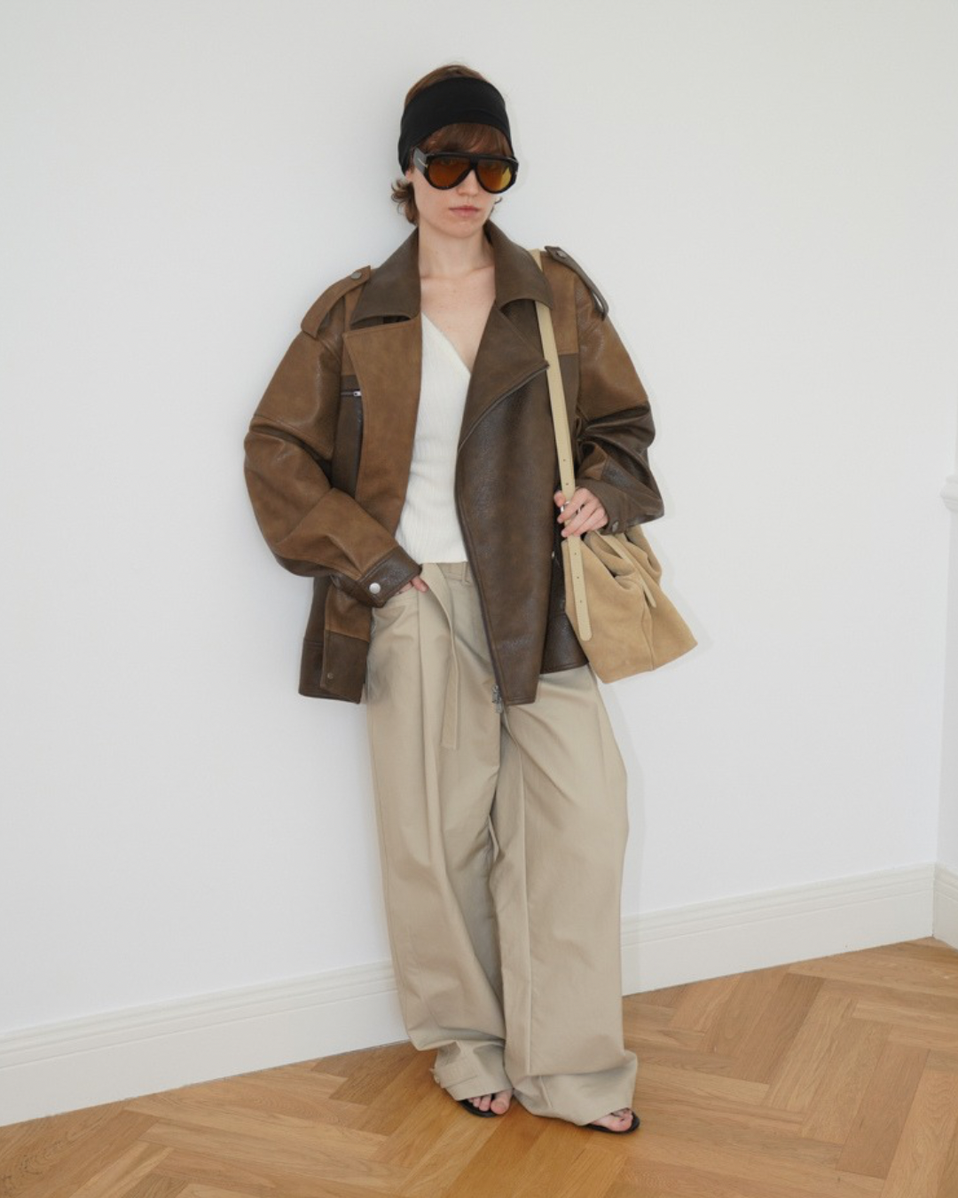 Retro-Style Leather Jacket