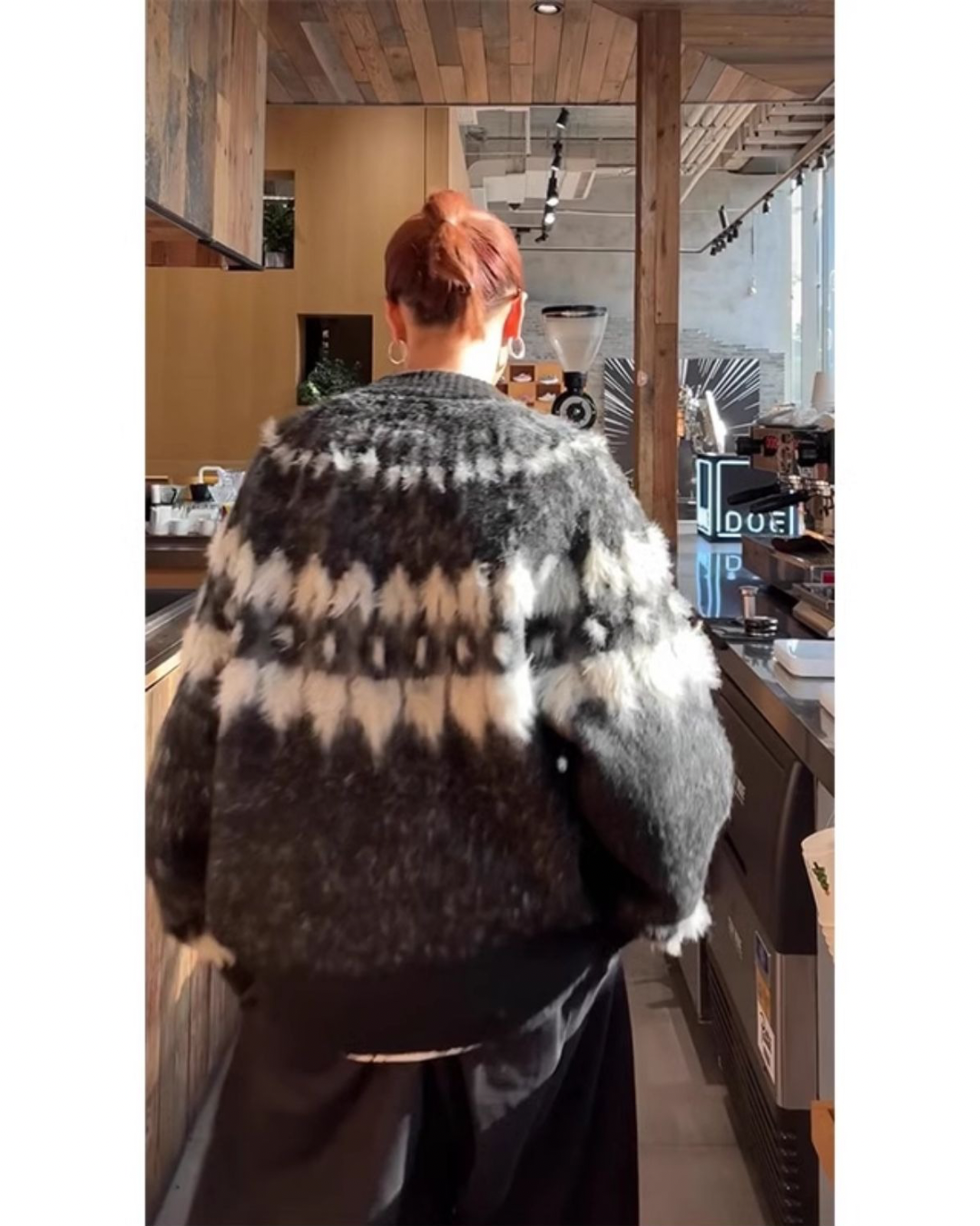 Retro Knit Zip Jacket