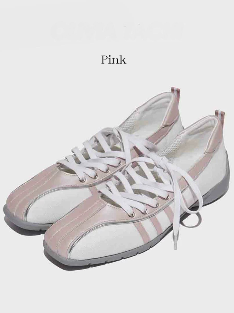 lace-up flats