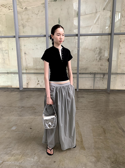low-rise skirt