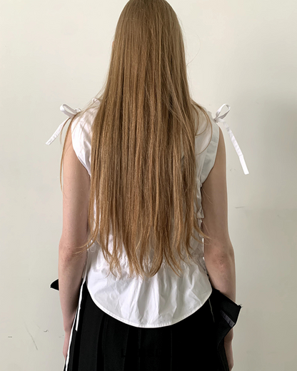 tie-detail blouse