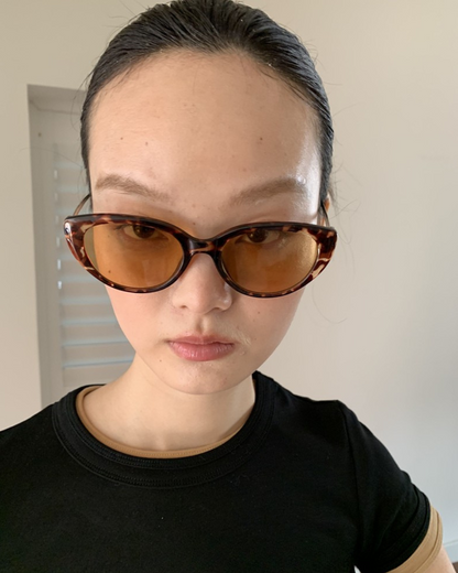 Cat-Eye Frame Sunglasses
