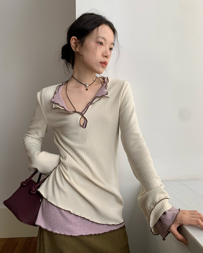 Slim Fit Bottoming Sweater