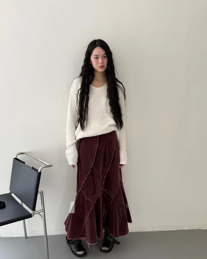 Frill Long Skirt