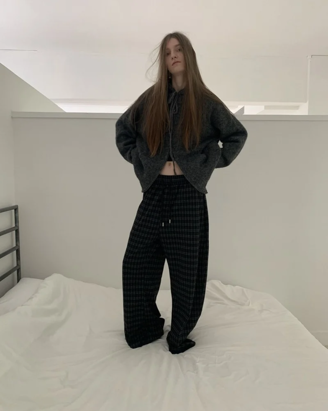 Hooded Knit Cardigan Jacket