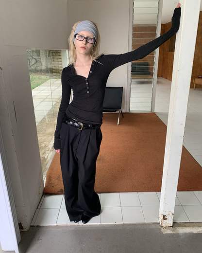 Loose Fit Suit Trousers