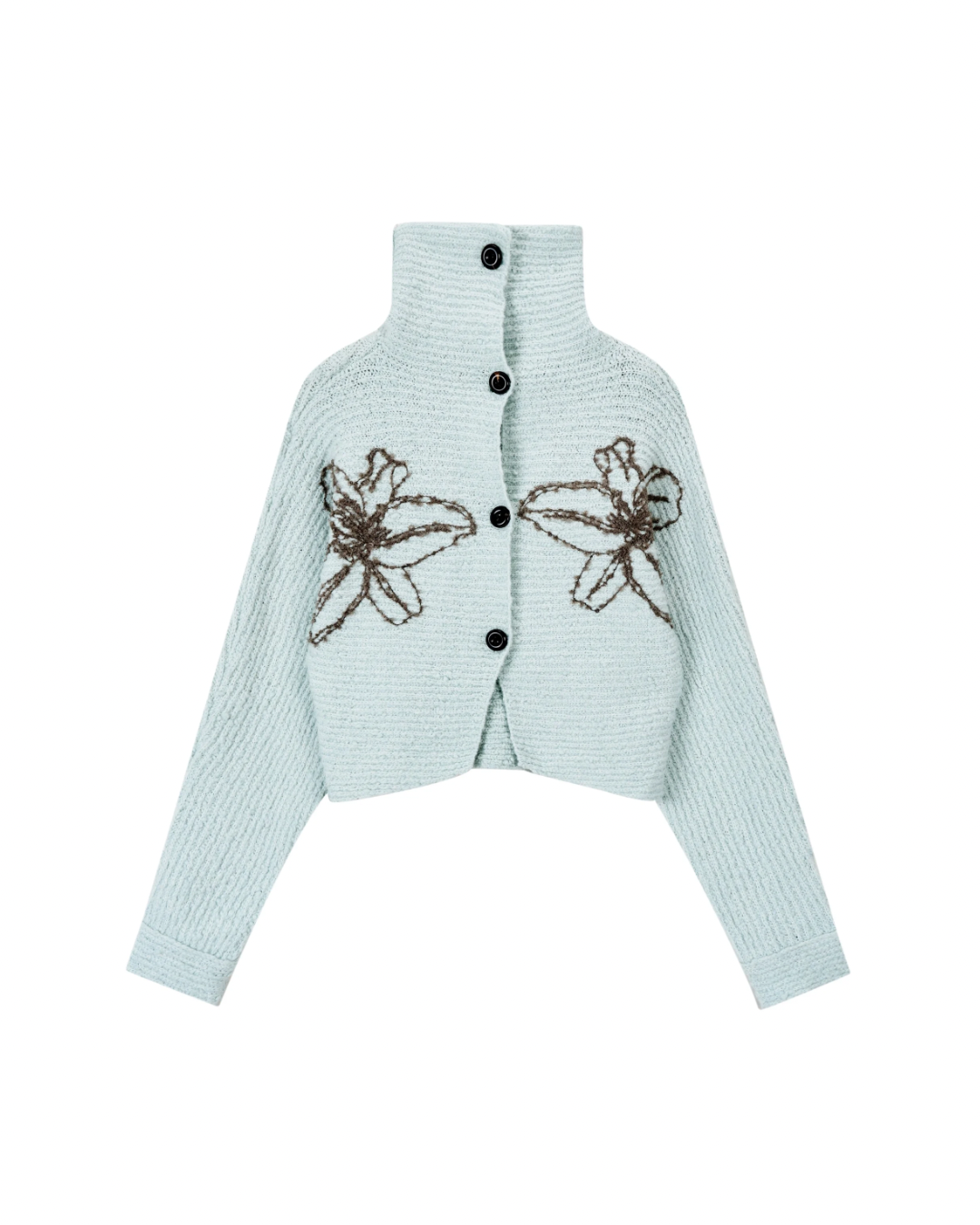 Floral Cardigan Sweater