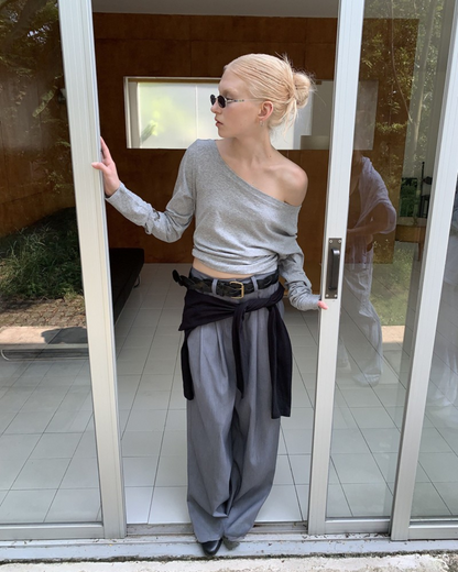 Loose Fit Suit Trousers