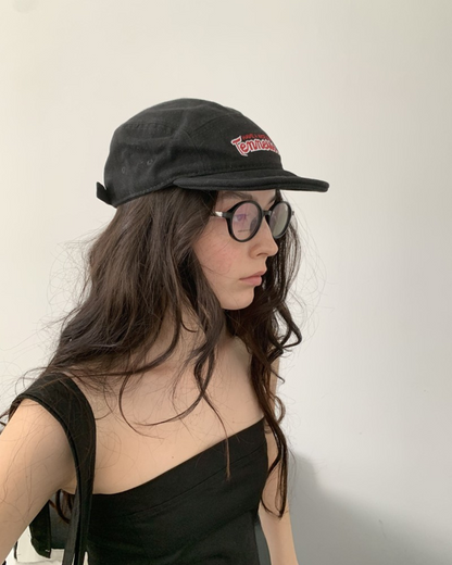 Structured Block Flat Hat