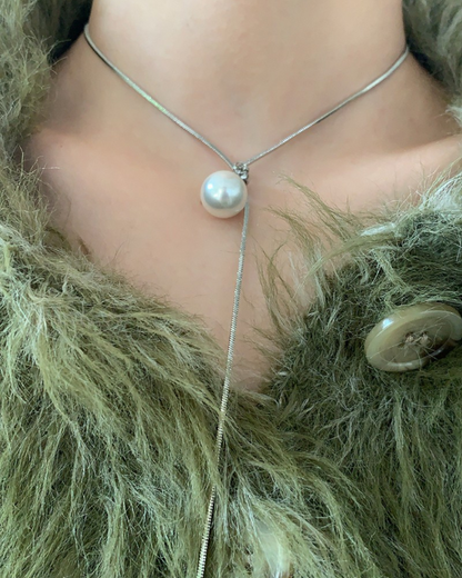 Pearl Tassel Pendant Necklace