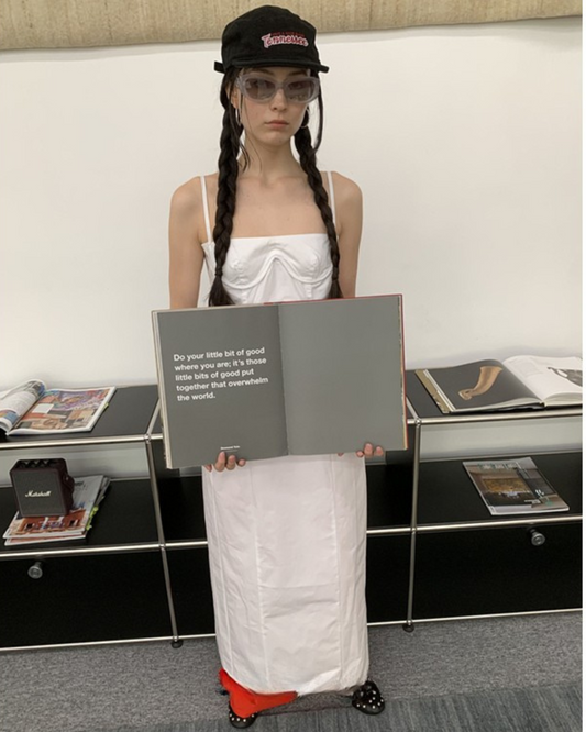 trap Layered Slip Dress