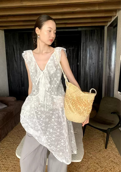 lace midi dress
