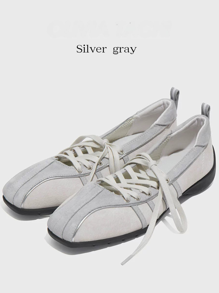 lace-up flats