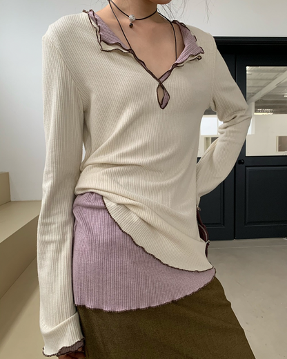 Slim Fit Bottoming Sweater