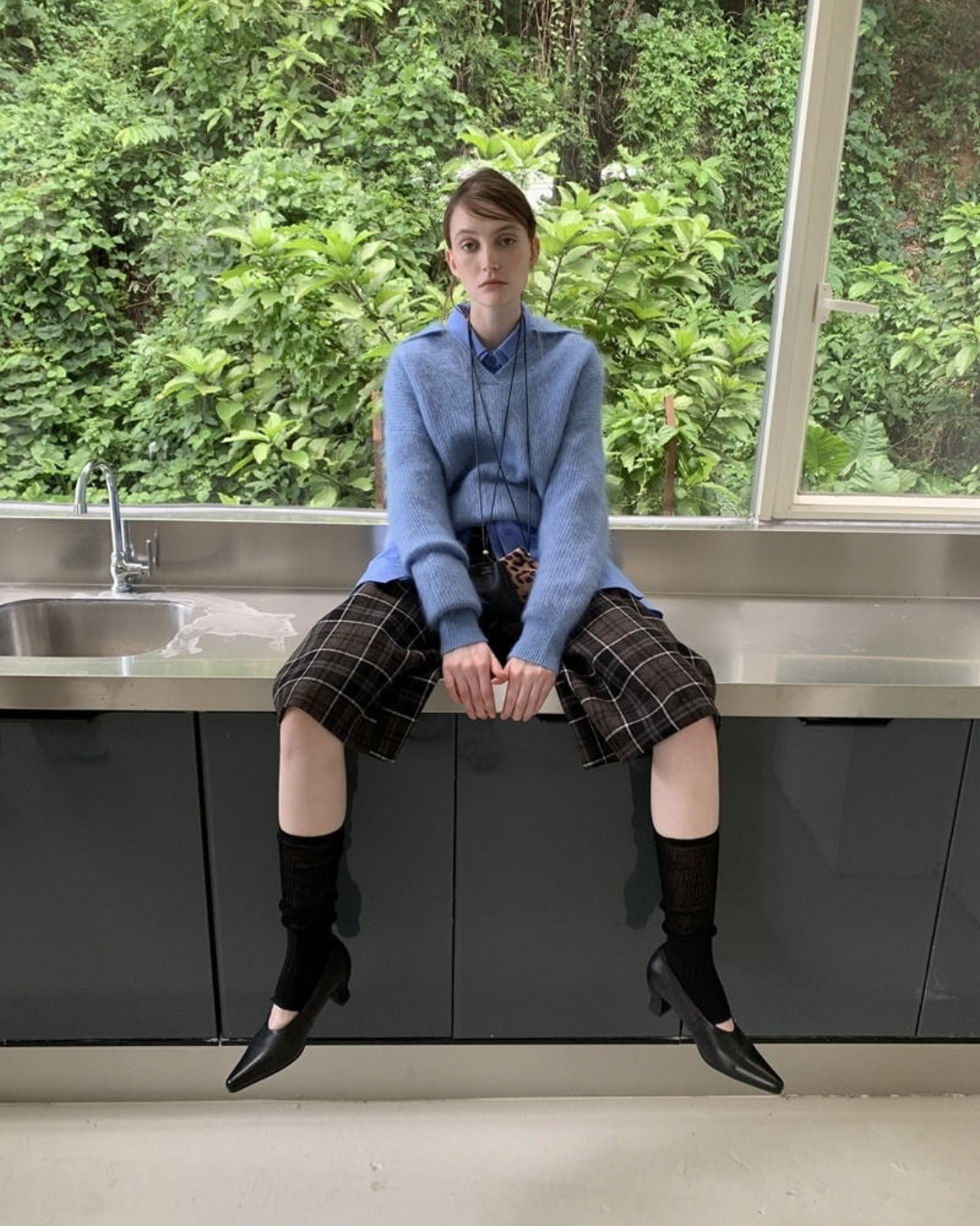 Minimal Cropped Trousers