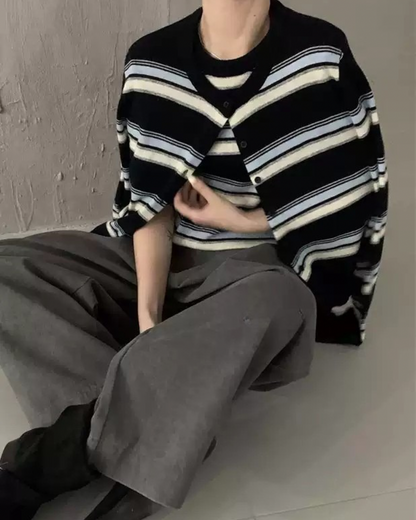 Round Neck Stripe Top