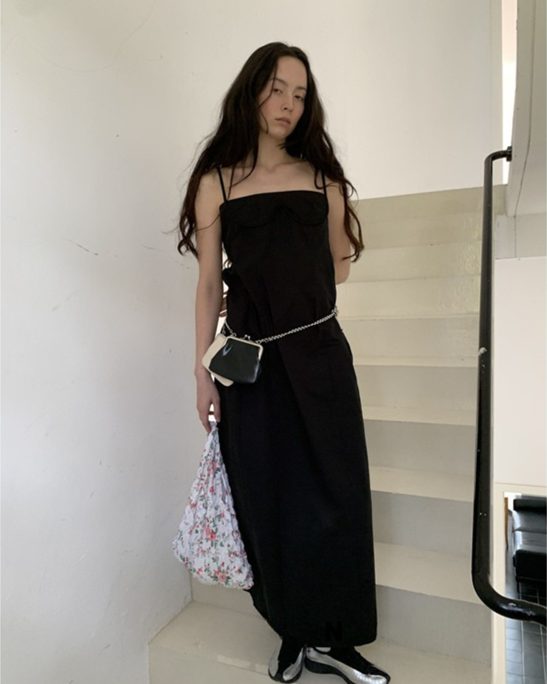 trap Layered Slip Dress