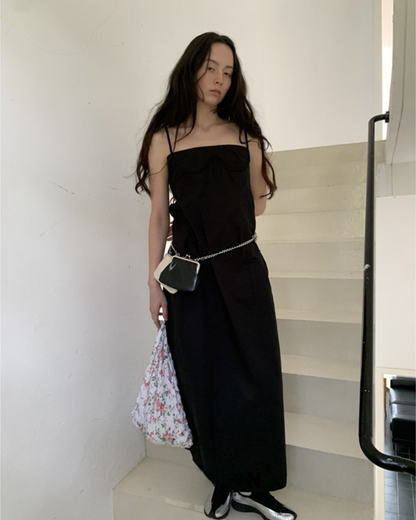 trap Layered Slip Dress