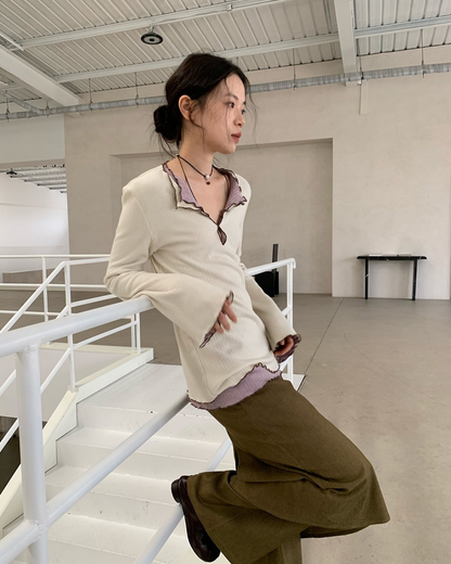 Slim Fit Bottoming Sweater