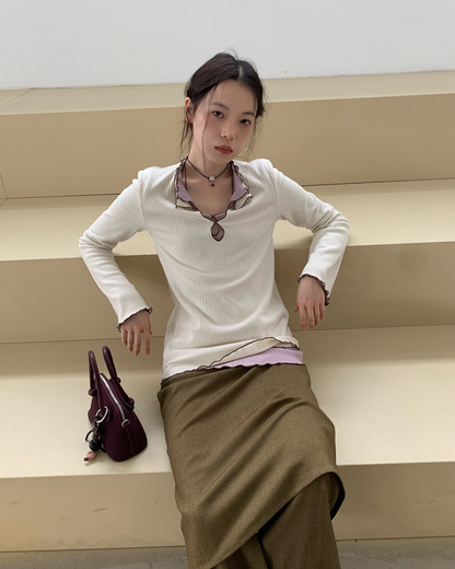 Slim Fit Bottoming Sweater