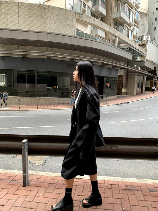 Oversized Modern Jacket and half pants