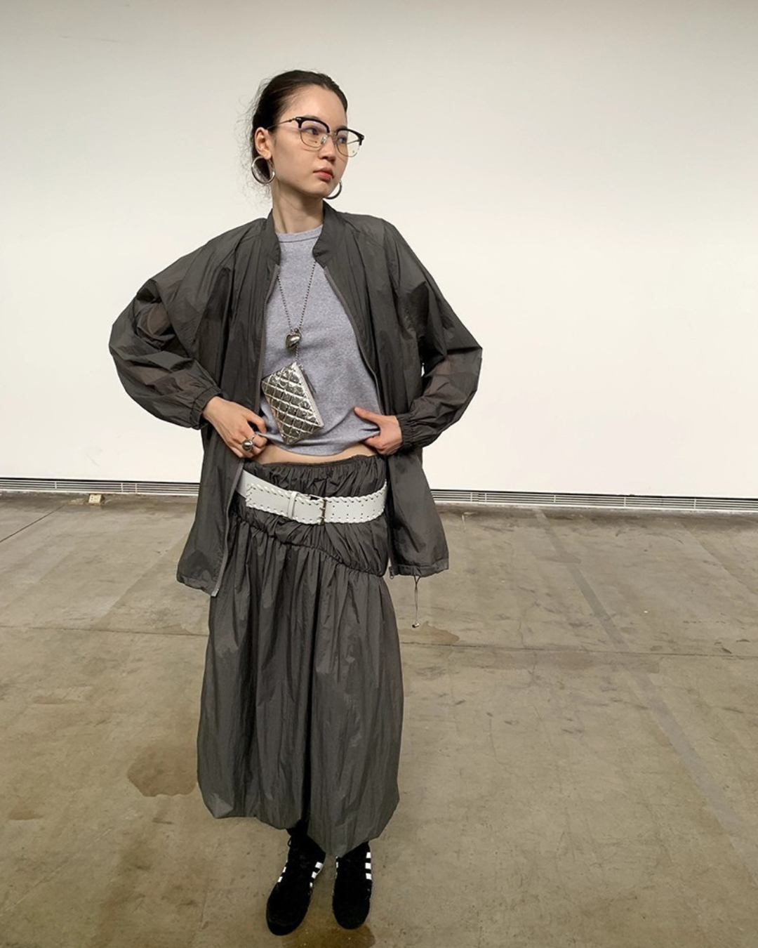 wide woven belt