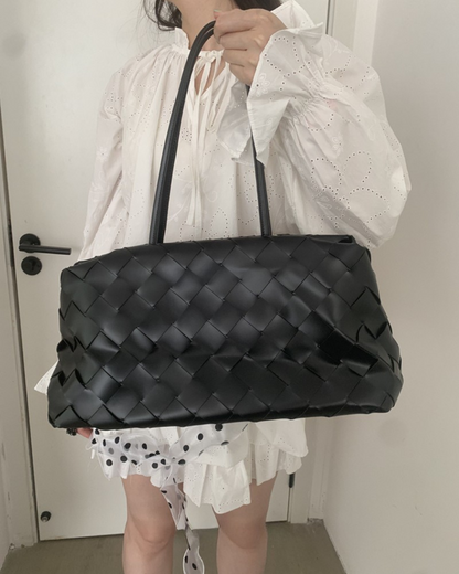 Woven Leather Bag