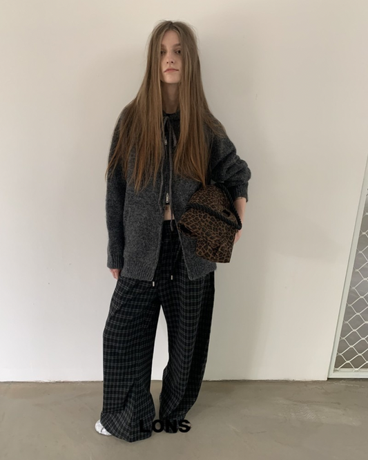 Hooded Knit Cardigan Jacket