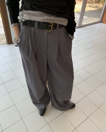 Loose Fit Suit Trousers