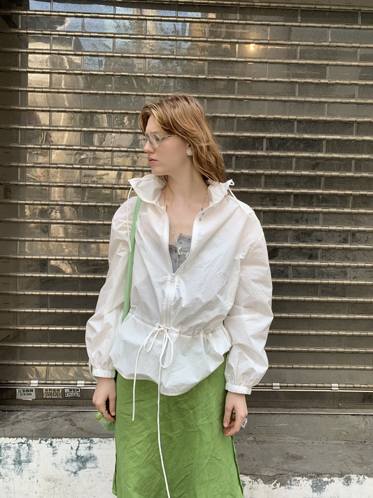 lightweight UV zip hoodie