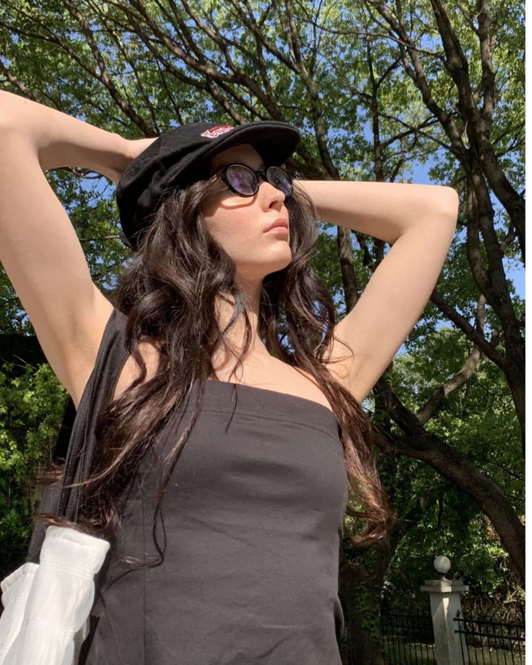 Structured Block Flat Hat